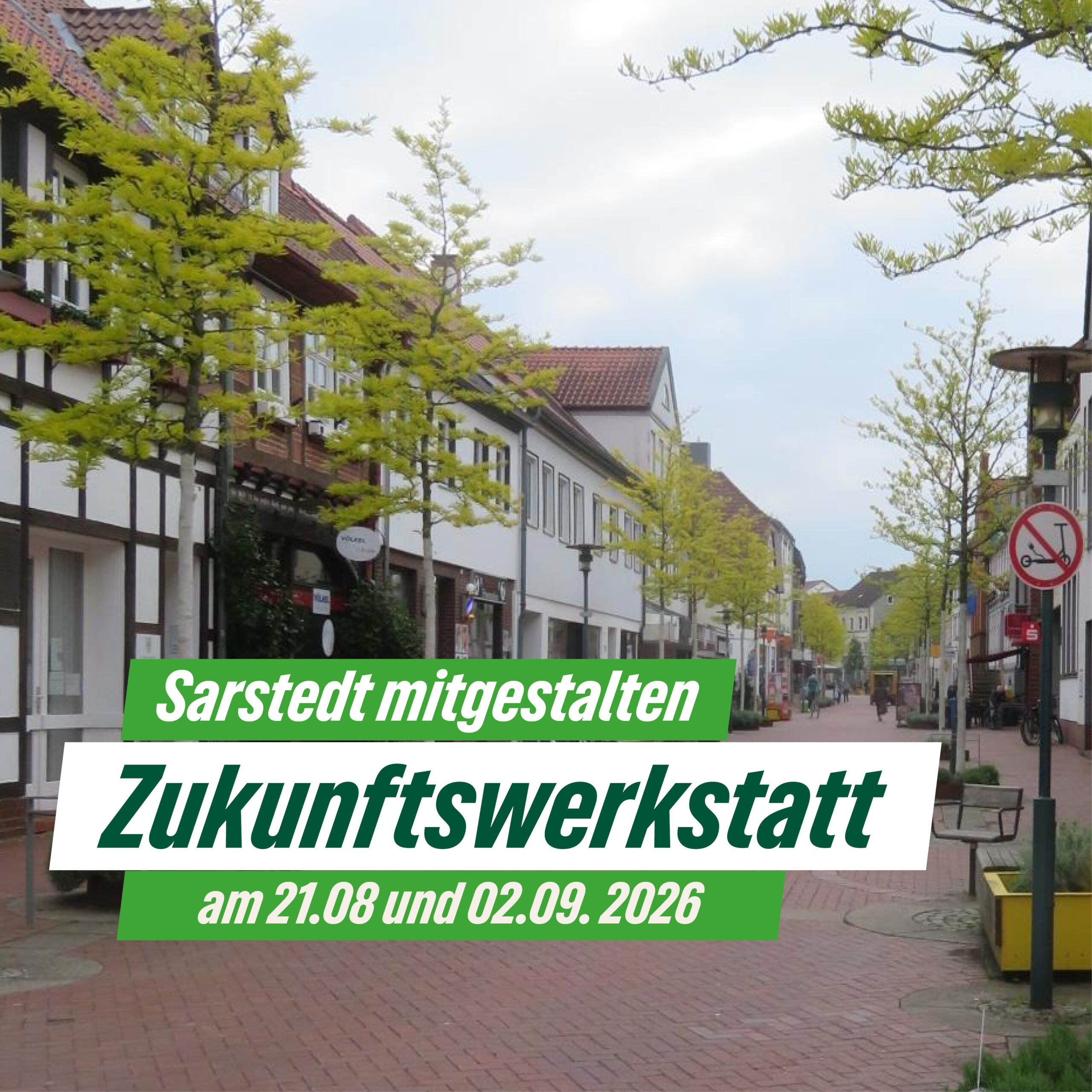Gestalte die Zukunft von Sarstedt aktiv mit!